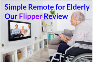 simple remote for elderly | flipper tv remote
