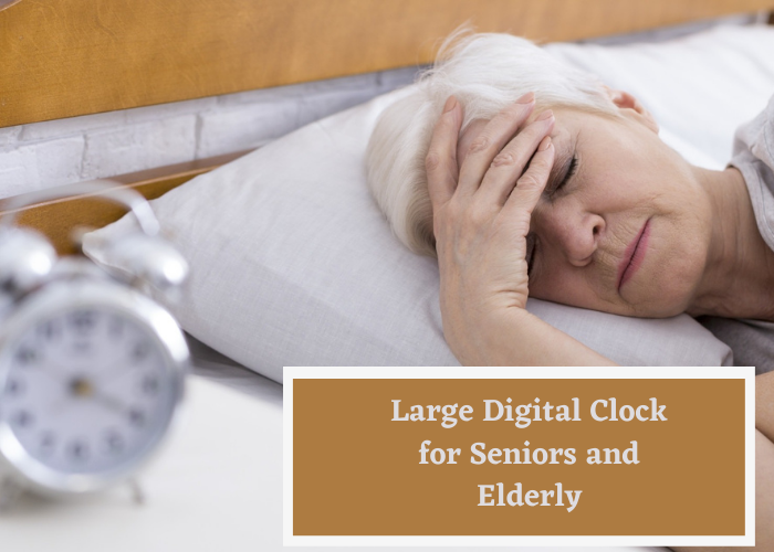 Large Digital Clock for Seniors and Elderly