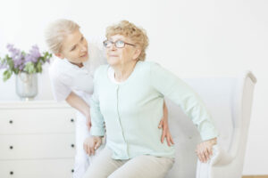 helping elderly with osteoporosis and falling