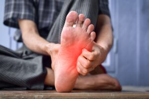 How arthritis affects the feet