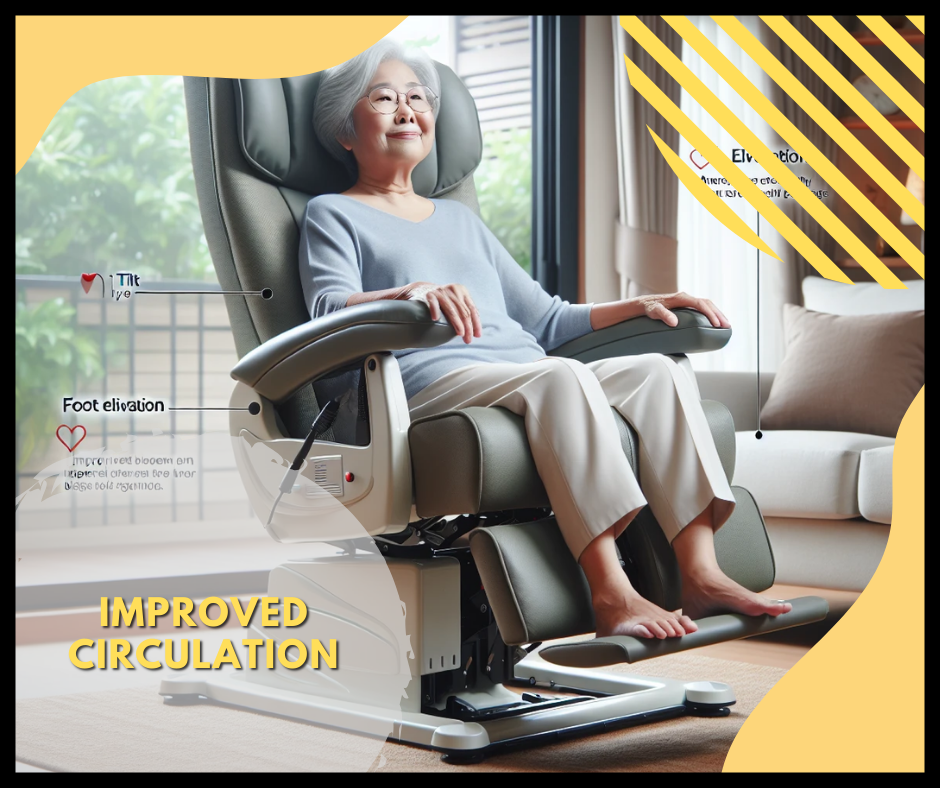 improved circulation, power lift chair benefits