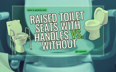 Raised Toilet Seats with Handles vs. Without